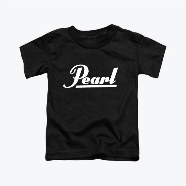 PEARL 펄 드럼 화이트 로고 스포츠 쿨론 티셔츠 031439